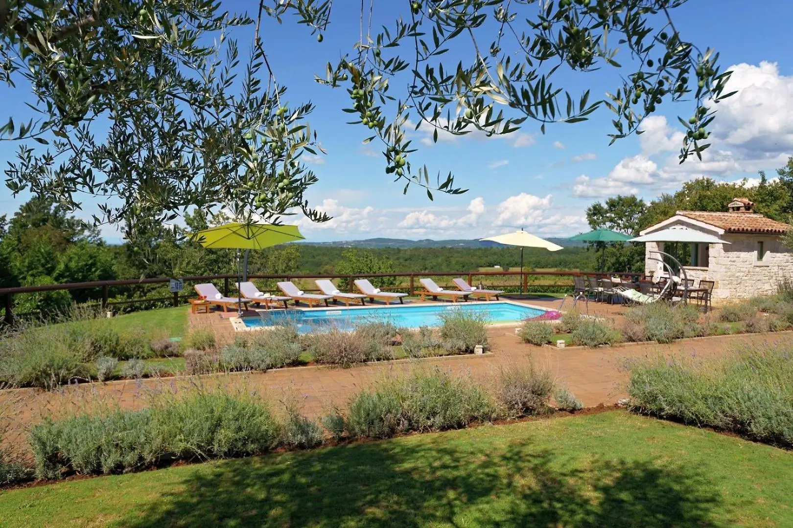 Rustic Eco Villa Baldasi With Pool In Vizinada 克罗地亚