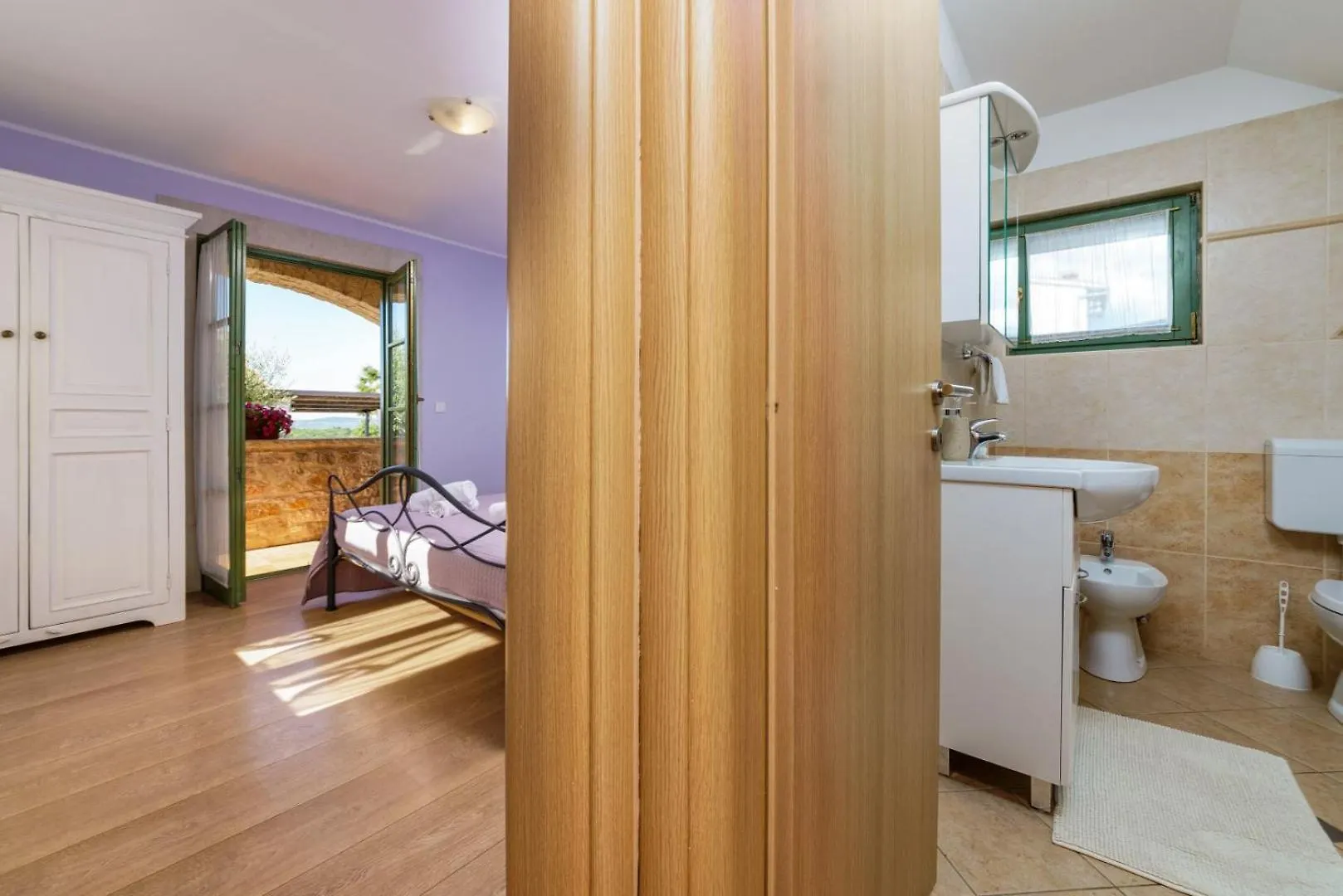 Rustic Eco Villa Baldasi With Pool In Vizinada 克罗地亚