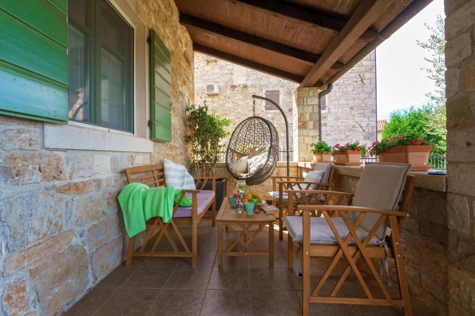 Rustic Eco Villa Baldasi With Pool In Vizinada 0*,
